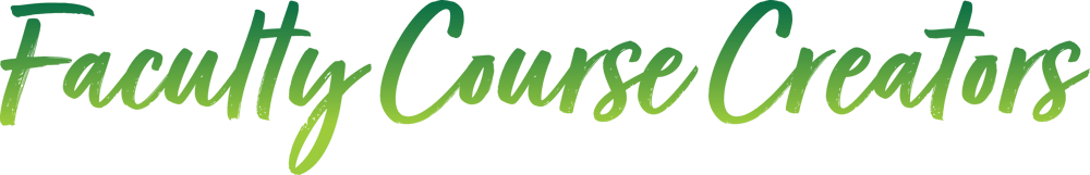 Landing Page_Faculty Course Creators
